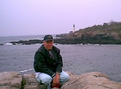 Me at Portland Headlight, Cape Elizabeth, Maine