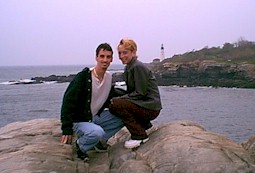 Debi and Rick at Portland Headlight, Cape Elizabeth, Maine