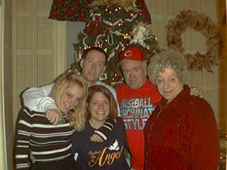 Family Photo at Christmas Time 1998