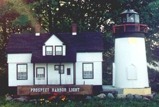 Prospect Harbor Light Model