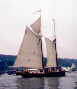 Schooner in Boothbay Harbor, Maine
