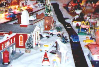 Christmas Village Scene
