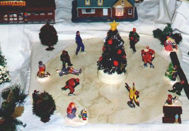 Christmas Village Scene